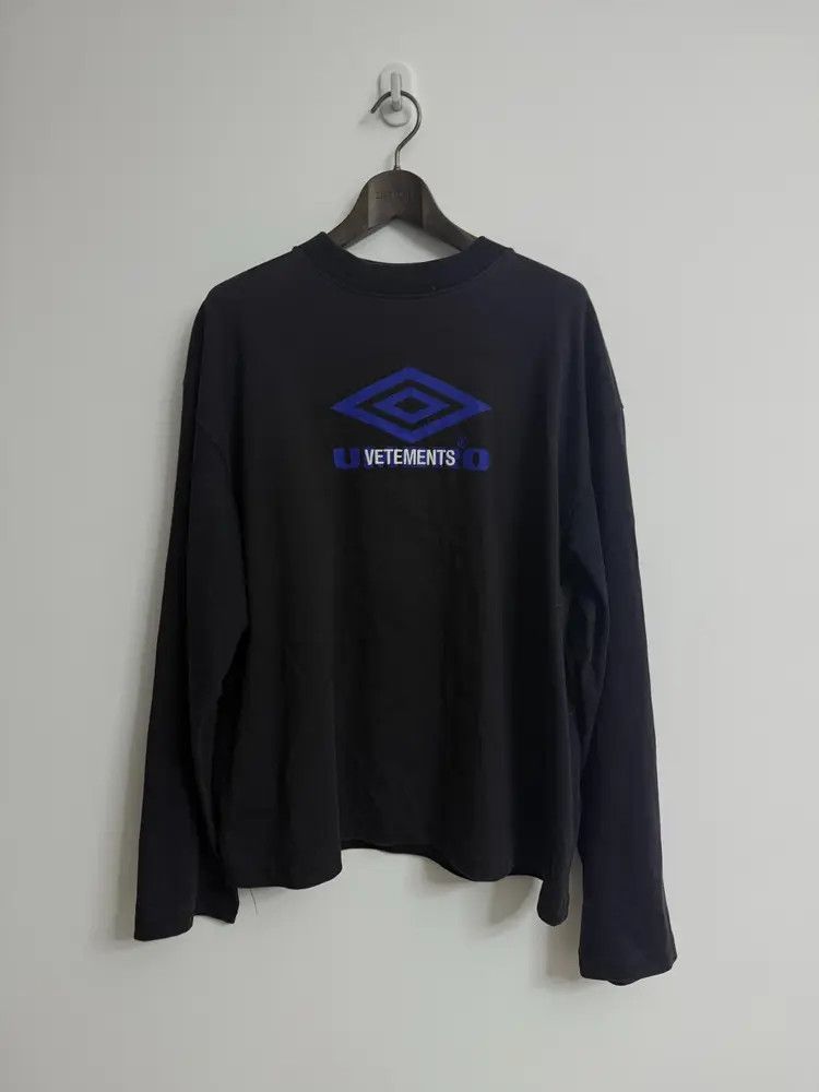 Vetements Fake Umbro Logo Sweatshirt T-Shirts, Hoodie | FlexRushtees.com