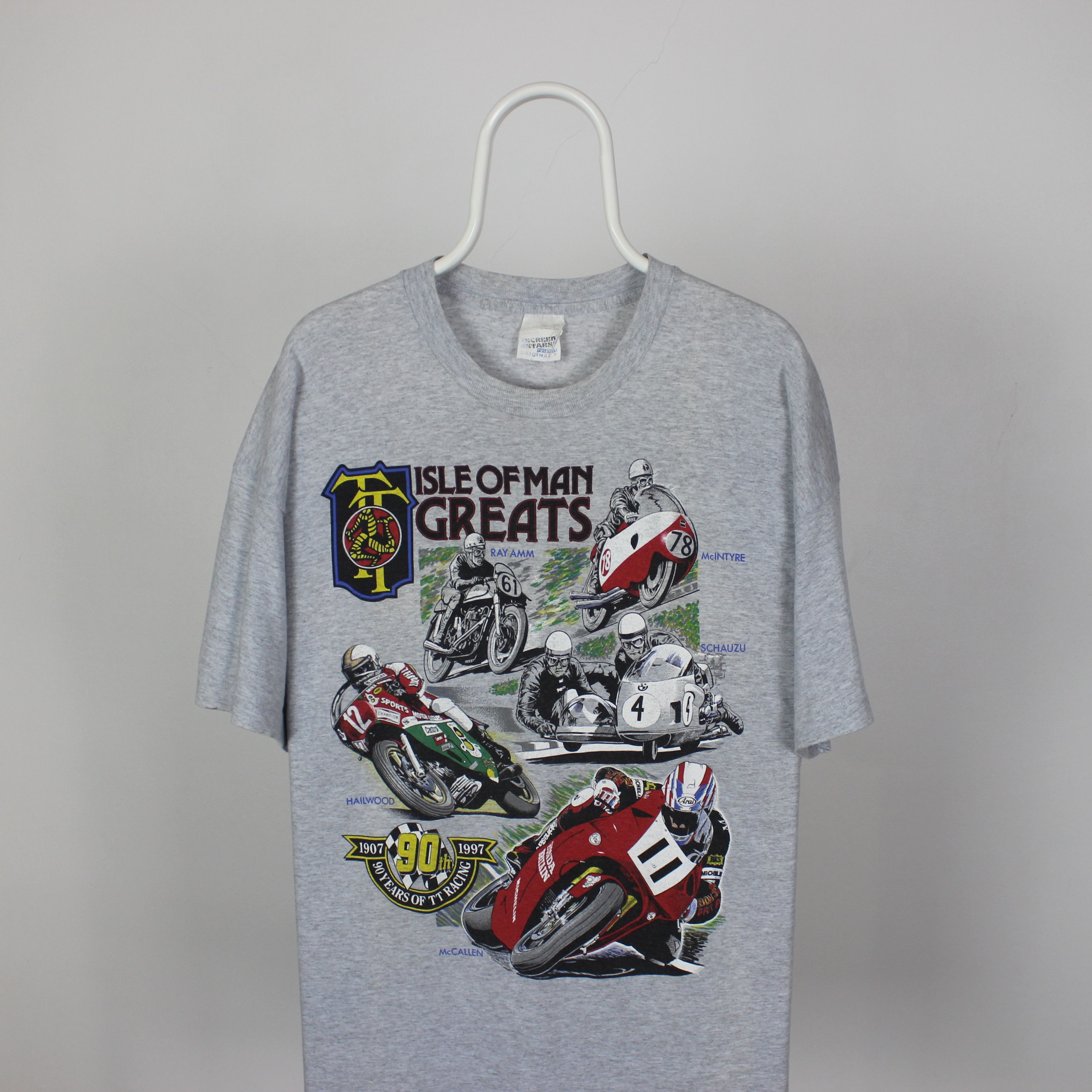Other Vintage 1997 Isle Of Man Tt Greats Hailwood Moto Racing Tee Hoodie, Sweatshirt | FlexRushtees.com