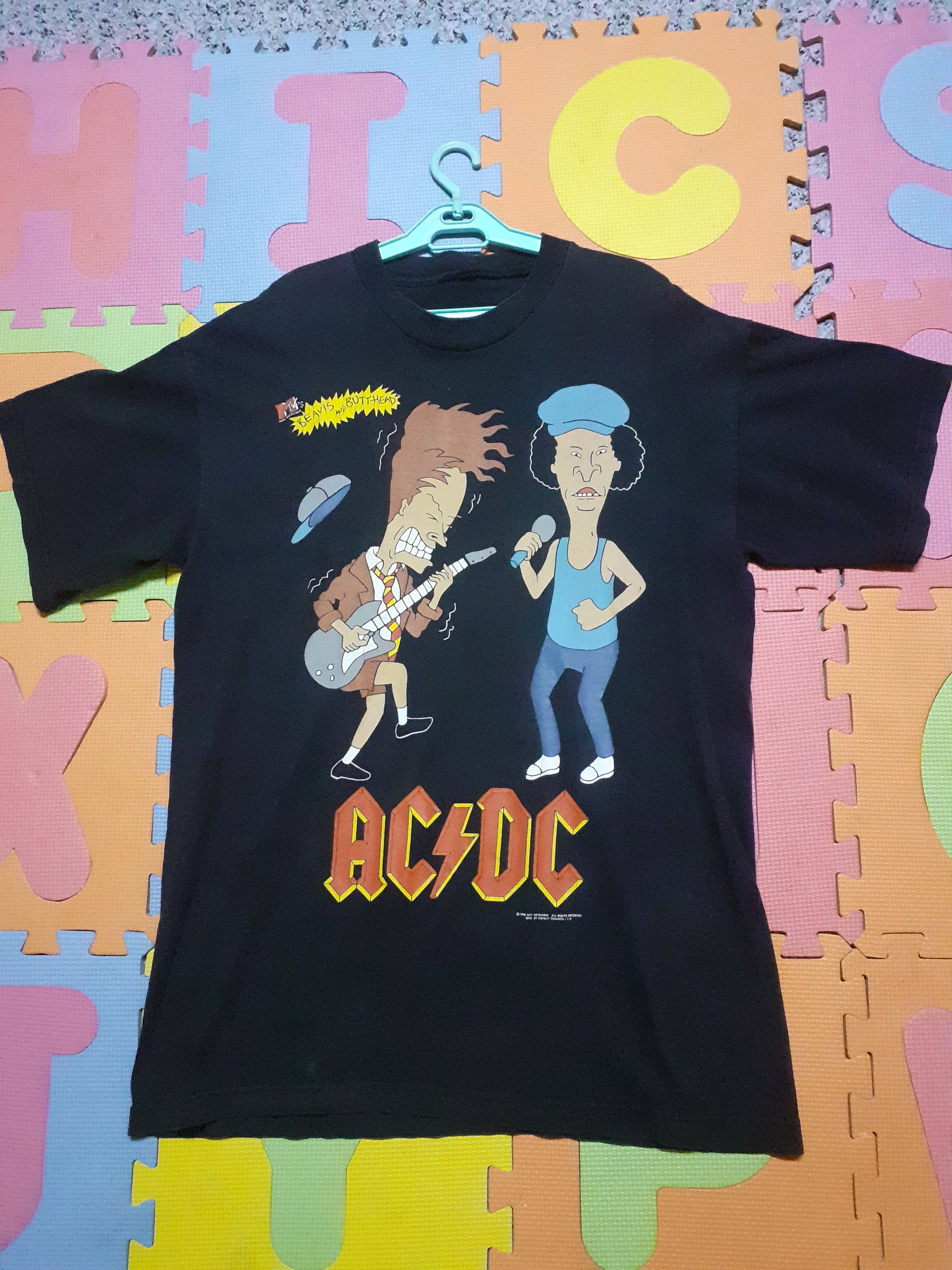 Giant Vintage 1996 Acdc X Beavis And Butthead