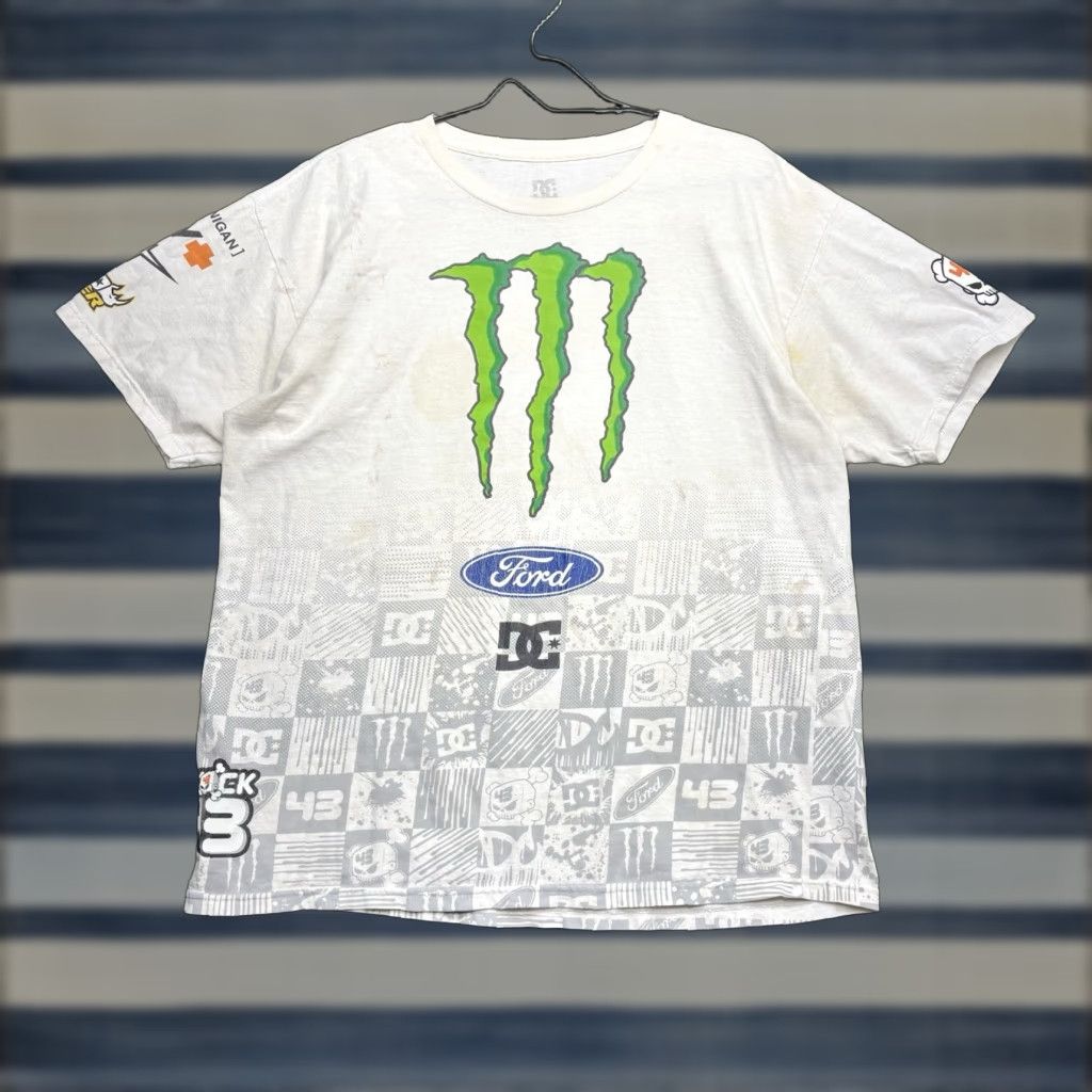Vintage Dc Ford Rally Shirt Mens L White Cotton Dc Logo 2000s Sports T Shirt Mens Shirts Hoodie, Sweatshirt