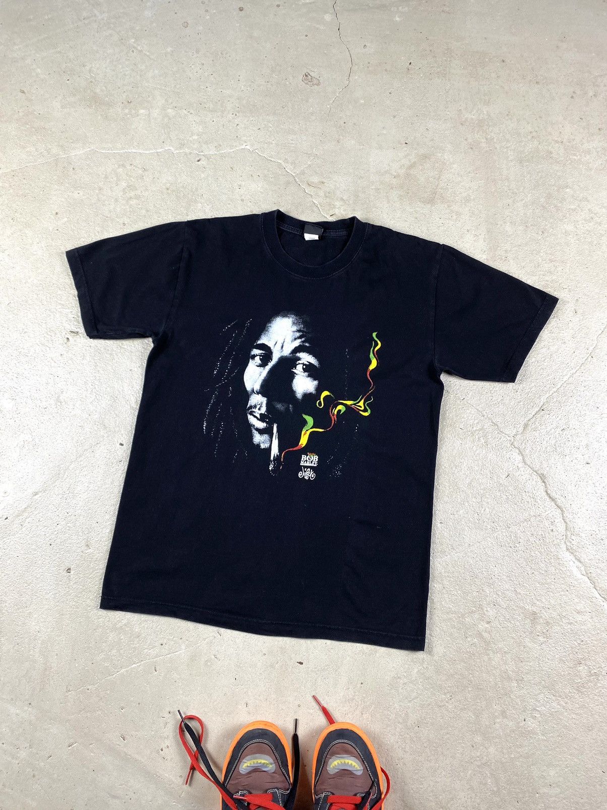 Rap Tees X Vintage 2000s Vintage Bob Marley T Shirt Band Rap Tee Vtg Hype Hoodie, Sweatshirt | FlexRushtees.com