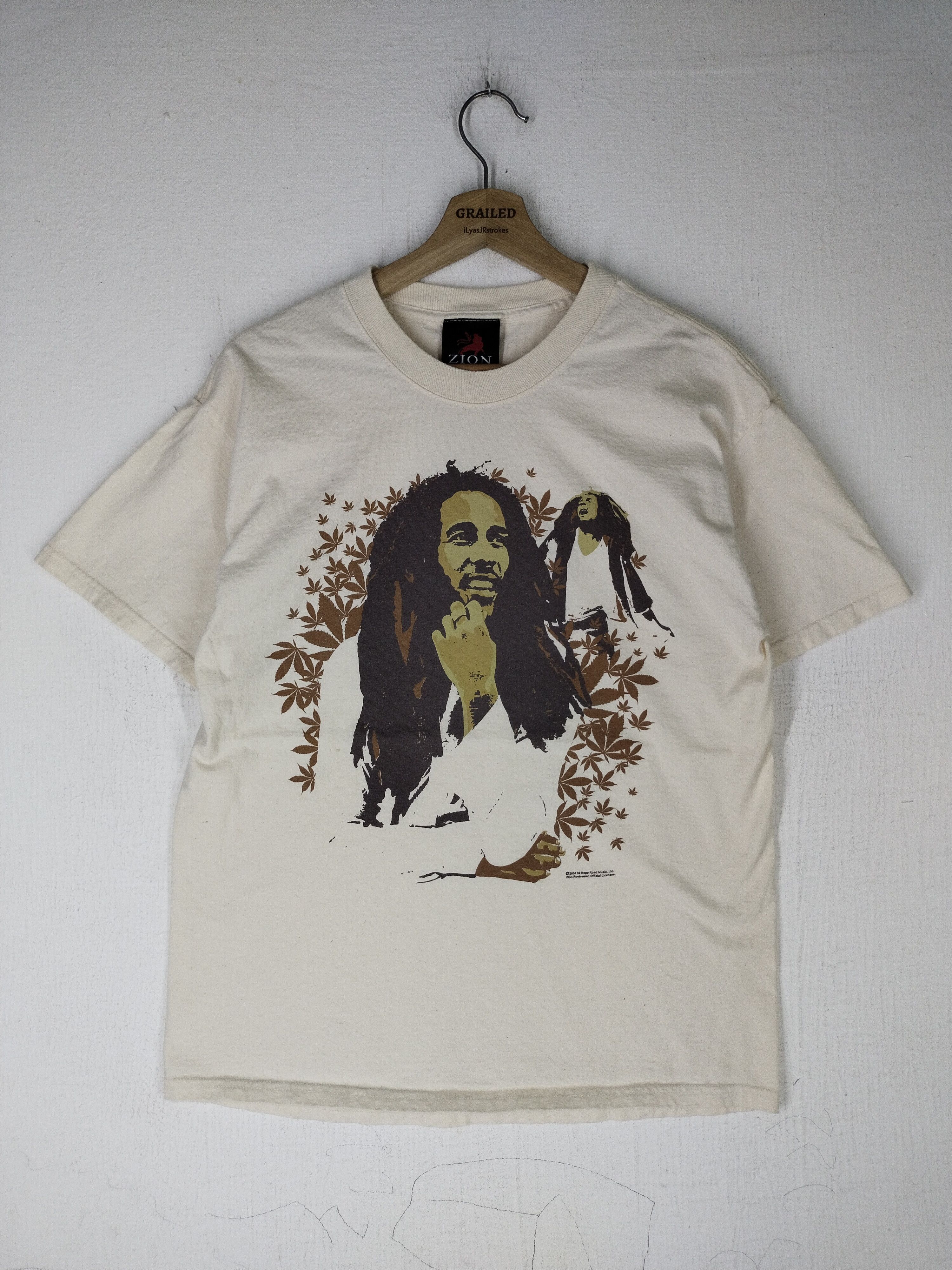 Bob Marley X Zion Rootswear Vintage 04 S Bob Marley Zion Rootwear Faded Tee Hoodie, Sweatshirt | FlexRushtees.com