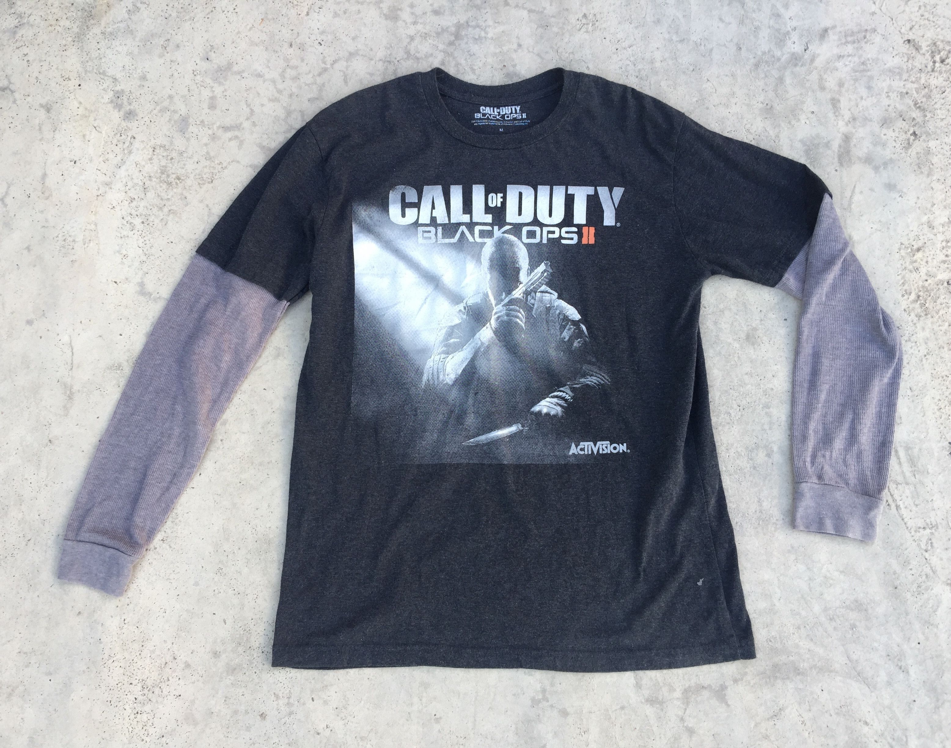 Japanese Brand Call Of Duty Black Ops 2 Activision Long Sleeve Shirt