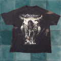 Vintage Dga Chiefin Shirt Men S Xl Black Bleached David Gonzales Art Pipe T Shirt Crew Neck Short Sl Hoodie, Sweatshirt