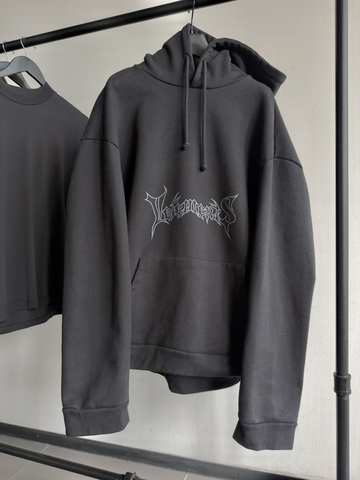 Vetements Og Metal Oversized Hoodie