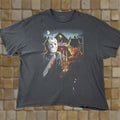 Vintage A Nightmare On Elm Street Distressed Freddy Jason Horror T Shirt Men 3xl Black Cotto