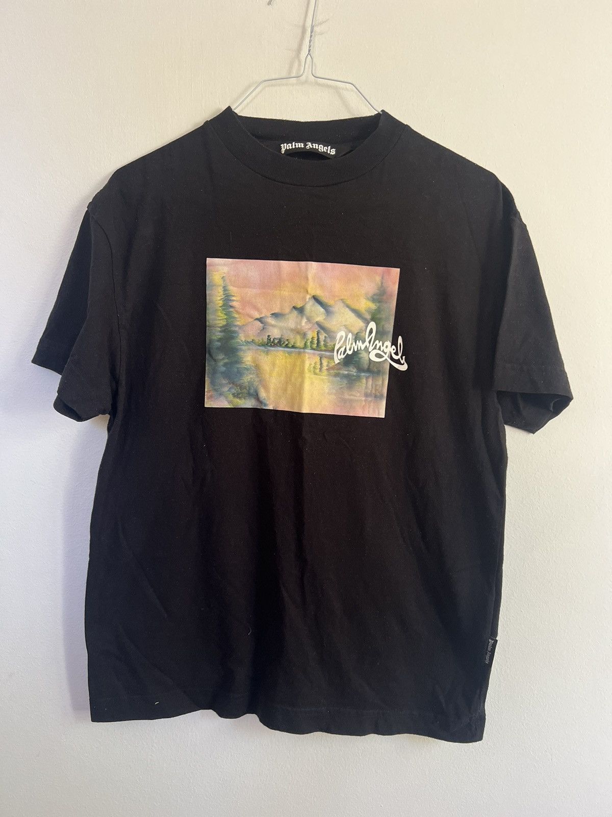 Angels Palm Angels Mountain Printed Tee