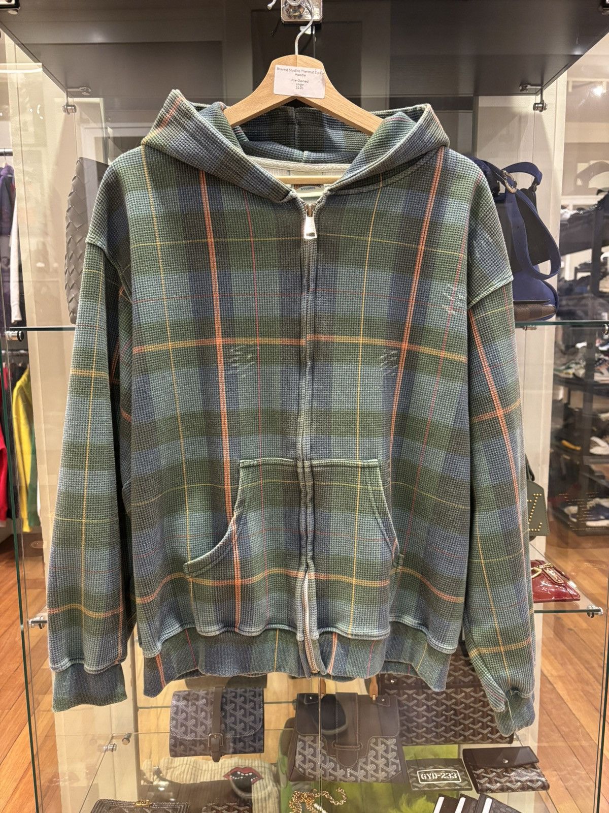 Studios Bravest Studios Zip Up Waffle Hoodie