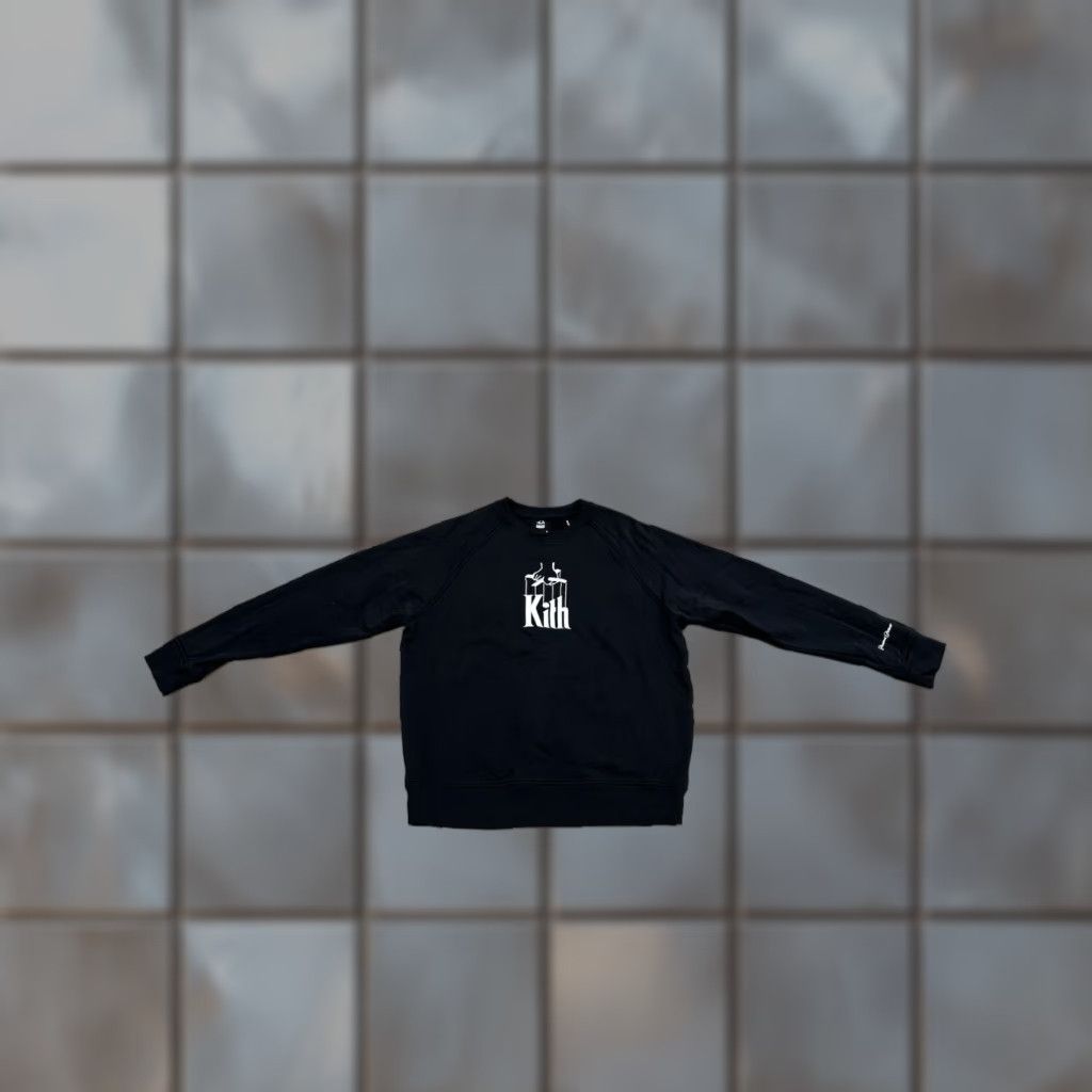 Vintage Kith The Godfather Puppet Crewneck Black Size S Used Worn 2020 Mens Crewneck Sweatshirt