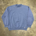 Vintage 90s Russell Athletic Blue Blank Boxy Sweatshirt