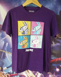 The Game Fortnite Purple Graphic Official Game Tees