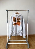 Stussy David Carson Vespa Hoodie Ash Heather L