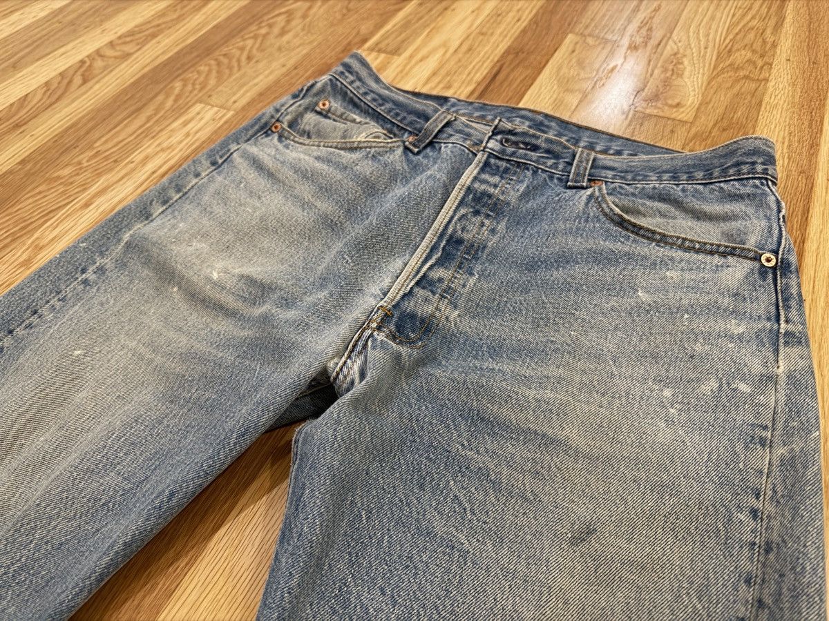 Levi S Vintages Levis 501 Made In Usa Paint Splatter T-Shirts, Hoodie, Sweatshirt | FlexRushtees.com