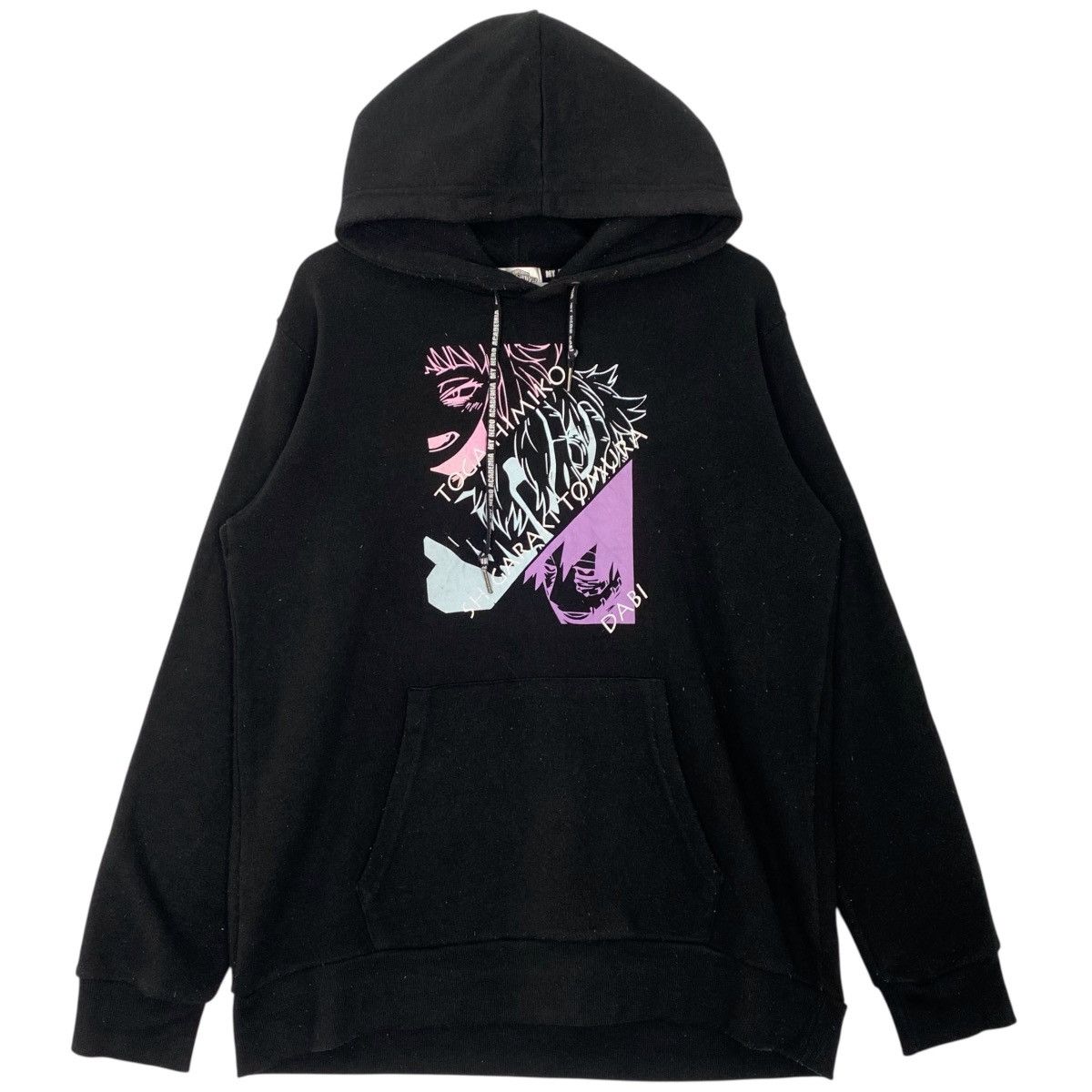 Vintage Japanese Anime My Hero Academia Hoodie Sweater Black