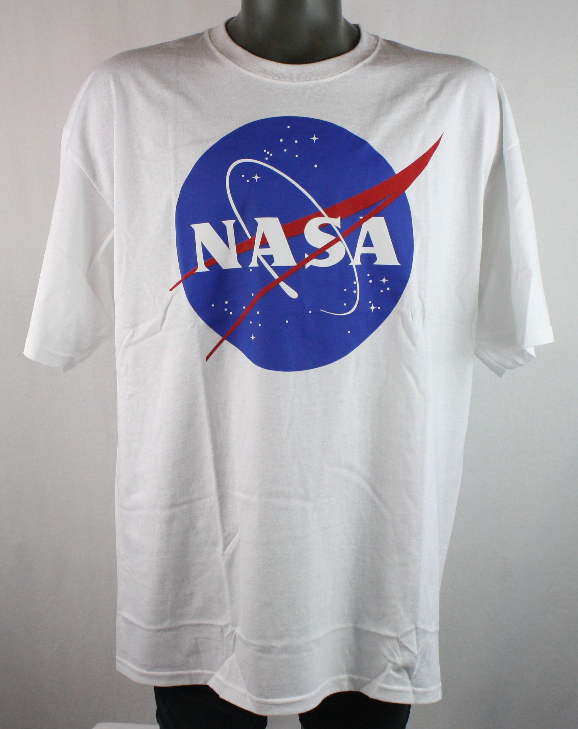 Vintage New Nasa Original Logo White Short Sleeve T Shirt