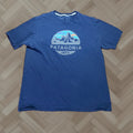 Patagonia Shirt Mens Medium Blue Tee Casual Preppy Outdoor Hoodie, Sweatshirt | FlexRushtees.com