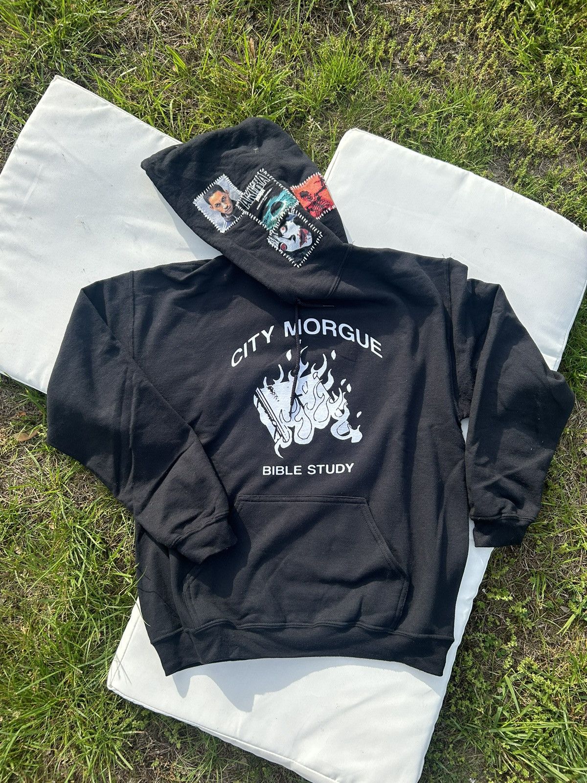 Morgue City Morgue Books Burn Easy Bible Study Hoodie Custom T-Shirts, Sweatshirt | FlexRushtees.com