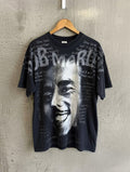 Vintage 2000s Aop Bob Marley Tee Hoodie, Sweatshirt | FlexRushtees.com