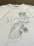 Vintage 80s Miles Davis Drawing Fest Jazz Montreal Art Tee Hoodie, Sweatshirt | FlexRushtees.com