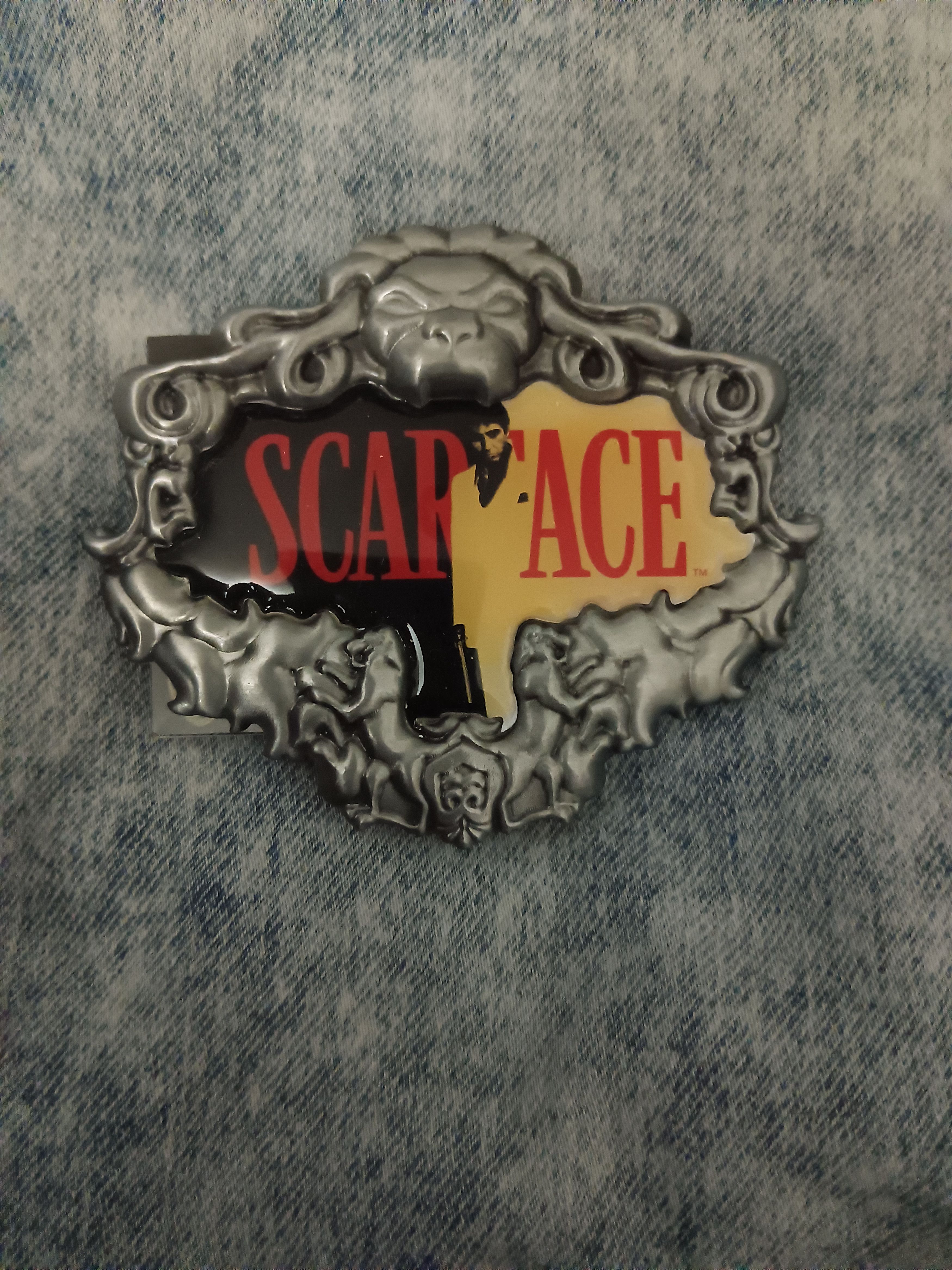 Universal Studios Scarface Al Pacino Belt Buckle