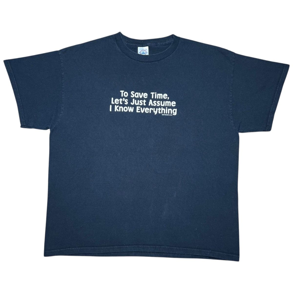 Vintage To Save Time Let S Just Assume I Know Everything Quote Tee Hoodie, Sweatshirt | FlexRushtees.com