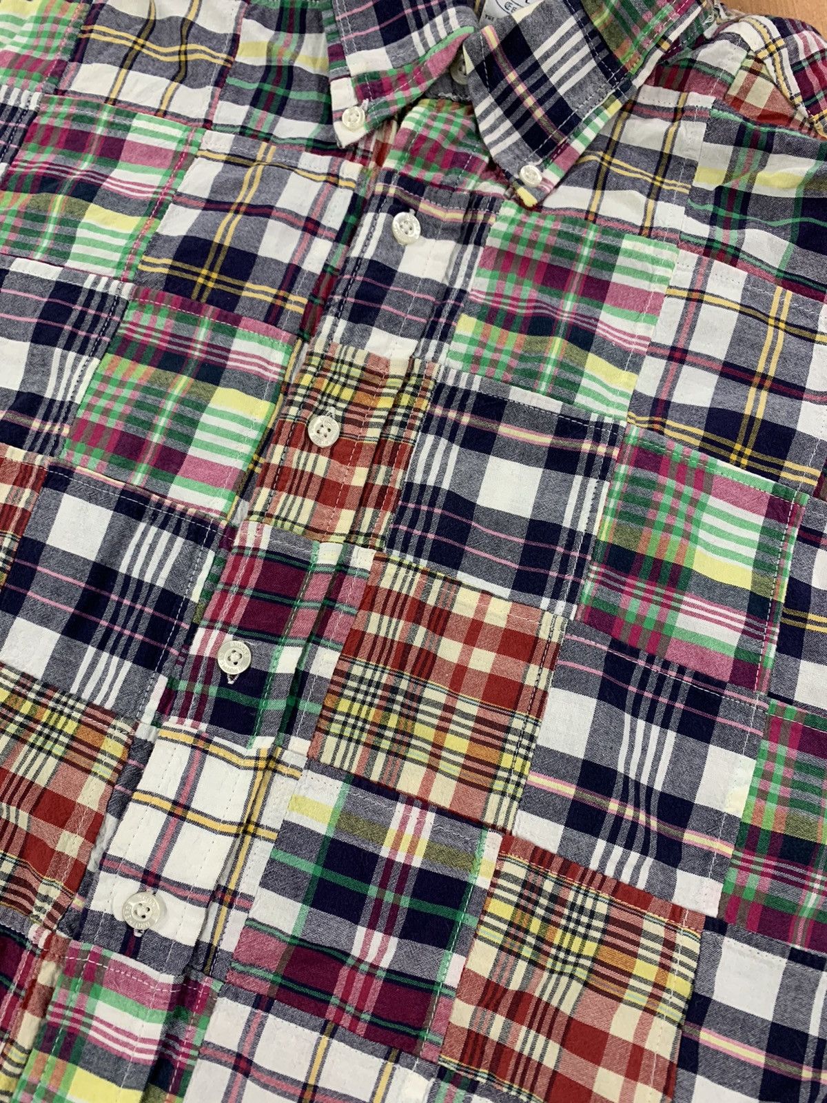 Vintage Brooks Brothers Spring Patchwork Shirt Hoodie, Sweatshirt | FlexRushtees.com