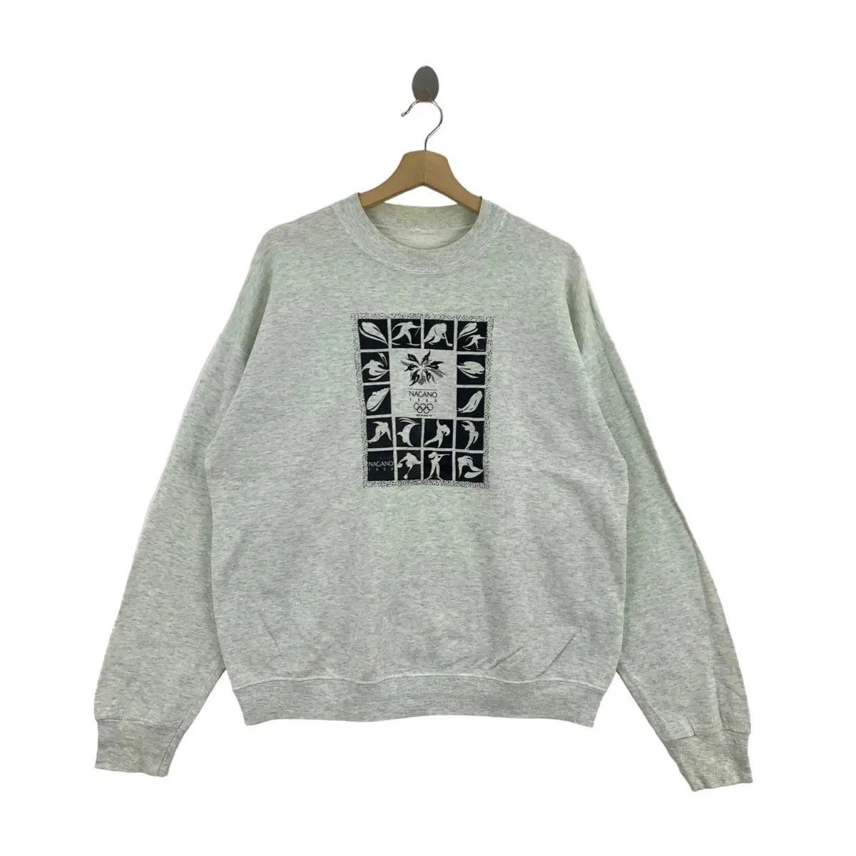 Vintage 1998 Nagano Winter Olympic Athletic Sport Sweatshirt T-Shirts, Hoodie | FlexRushtees.com