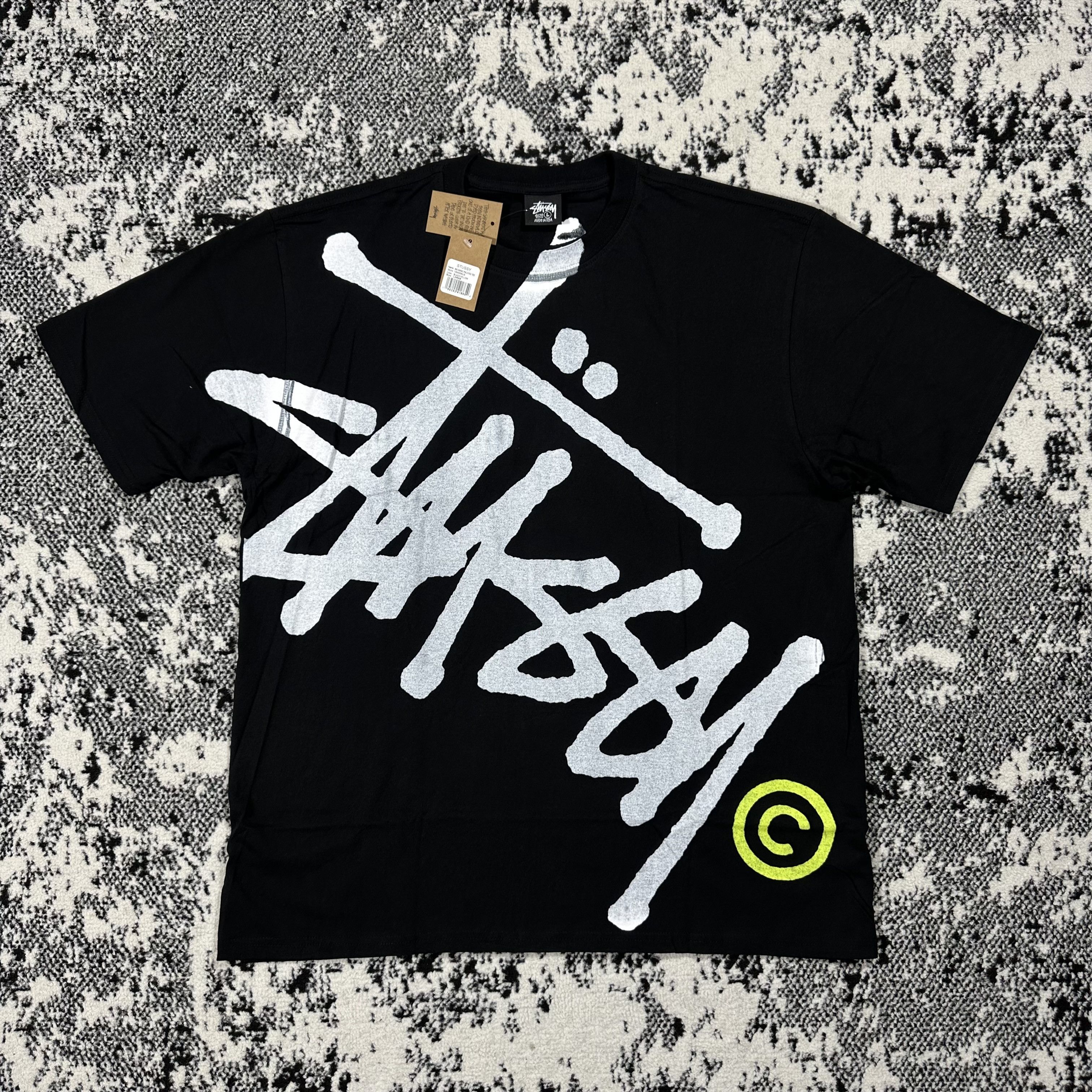 Stussy Big Basic Pig Dyed Tee Medium Hoodie, Sweatshirt | FlexRushtees.com