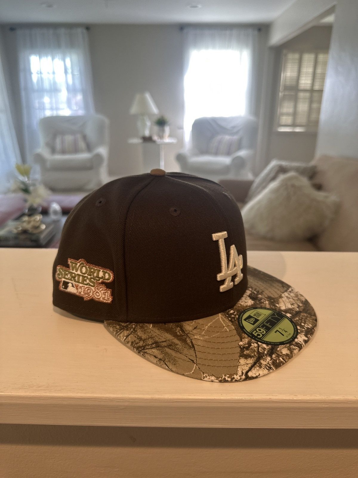 Era Dodgers New Era Fitted Camo Brim 7 1 4