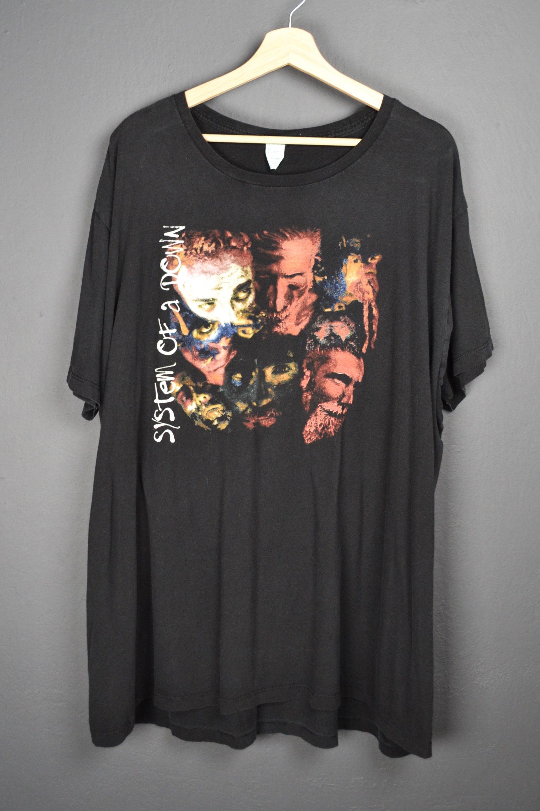 Band Tees System Of A Down Searching For Satellite Signal Vintage Xxl Hoodie, Sweatshirt | FlexRushtees.com