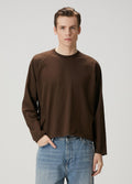 Row The Row Jameson Brown Long Sleeve T Shirt Medium Q