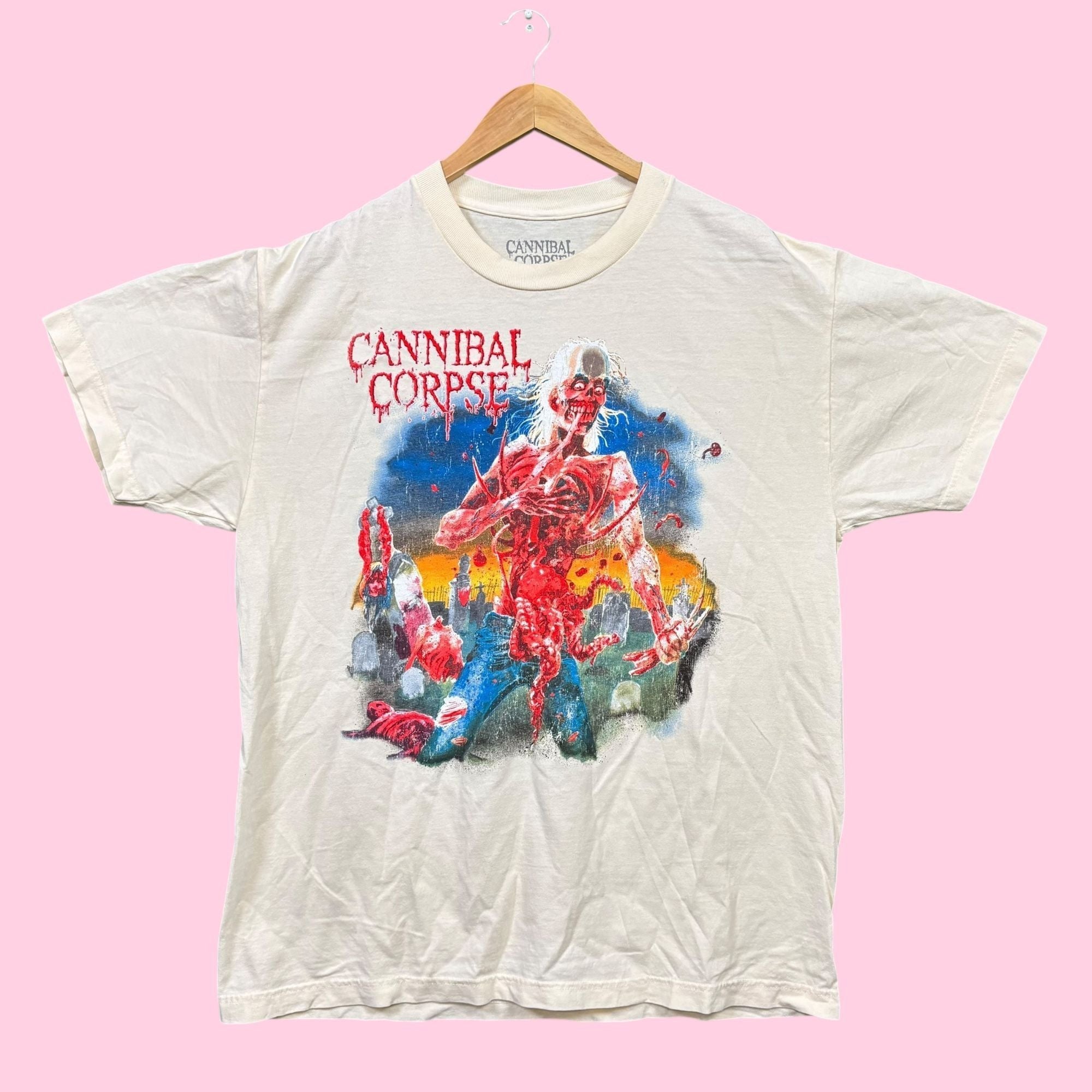 Band Tees Cannibal Corpse Eaten Back To Life Death Metal Band Tee L Hoodie, Sweatshirt | FlexRushtees.com