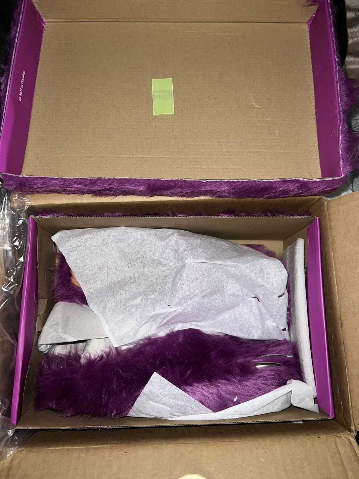 Bravest Studios Purple Bear Claw Mules