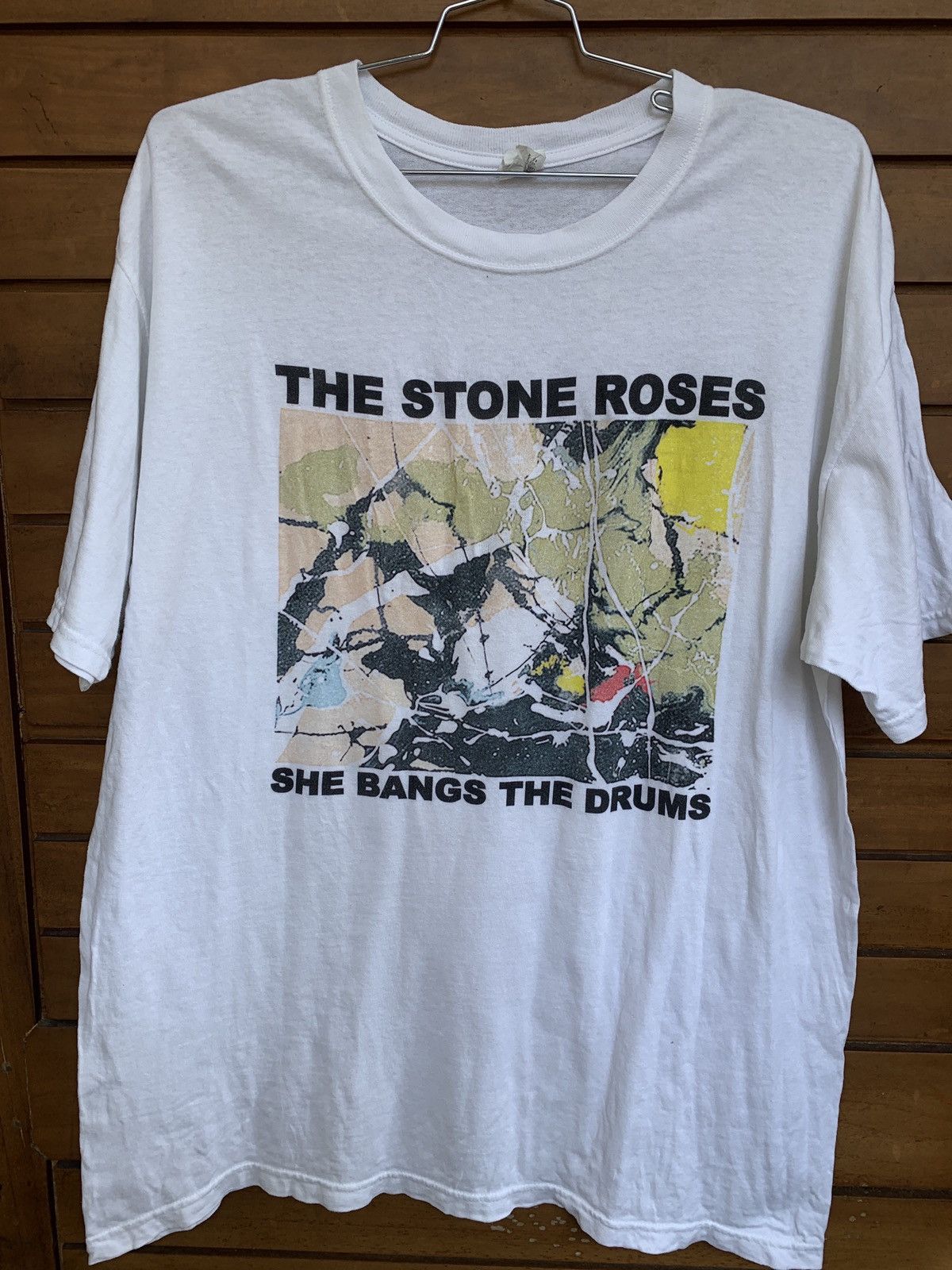 Vintage The Stone Roses She Bangs The Drum T-Shirts, Hoodie, Sweatshirt | FlexRushtees.com