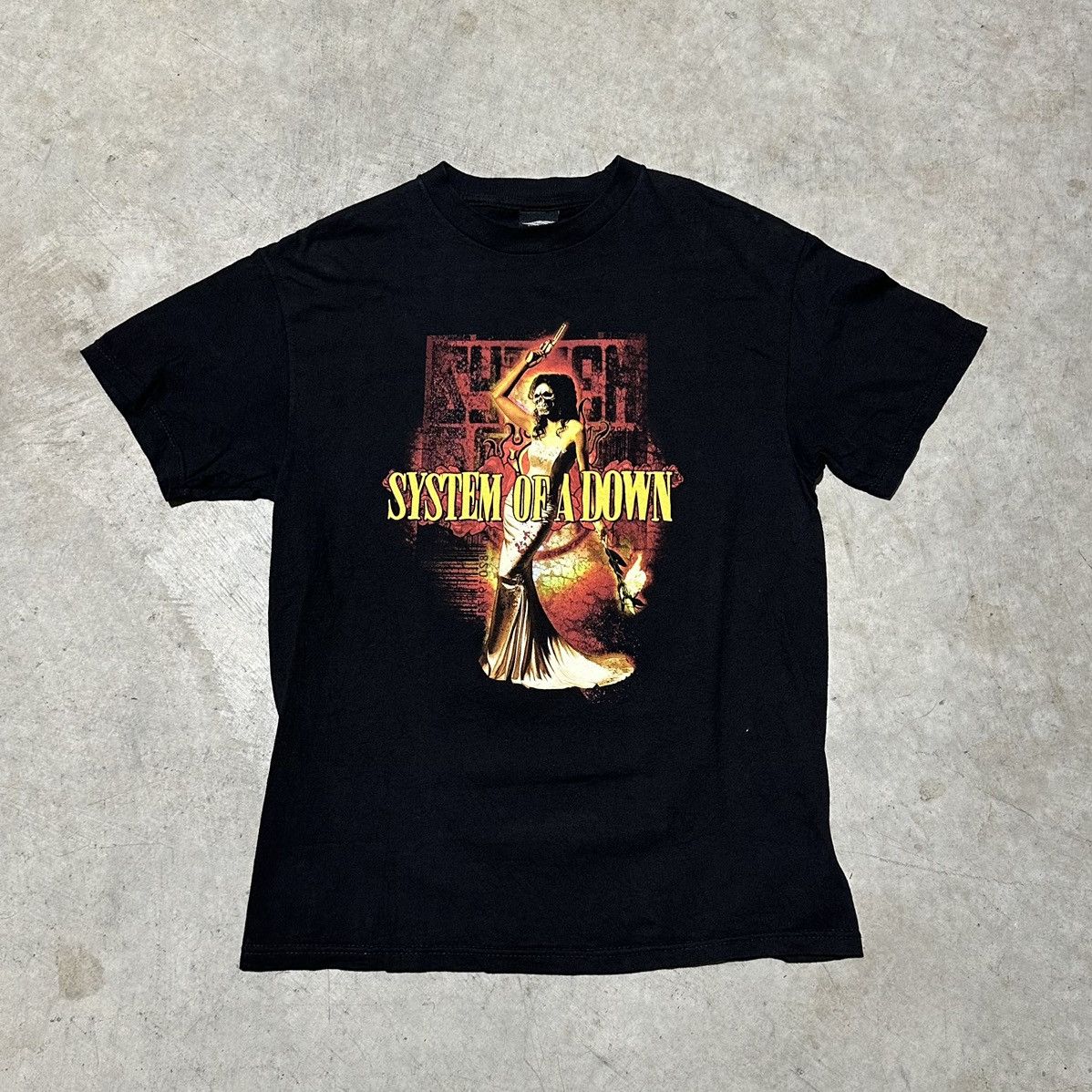 Fruit Of The Loom Vintage Systme Of A Down Tee Size Medium In Men Hoodie, Sweatshirt | FlexRushtees.com