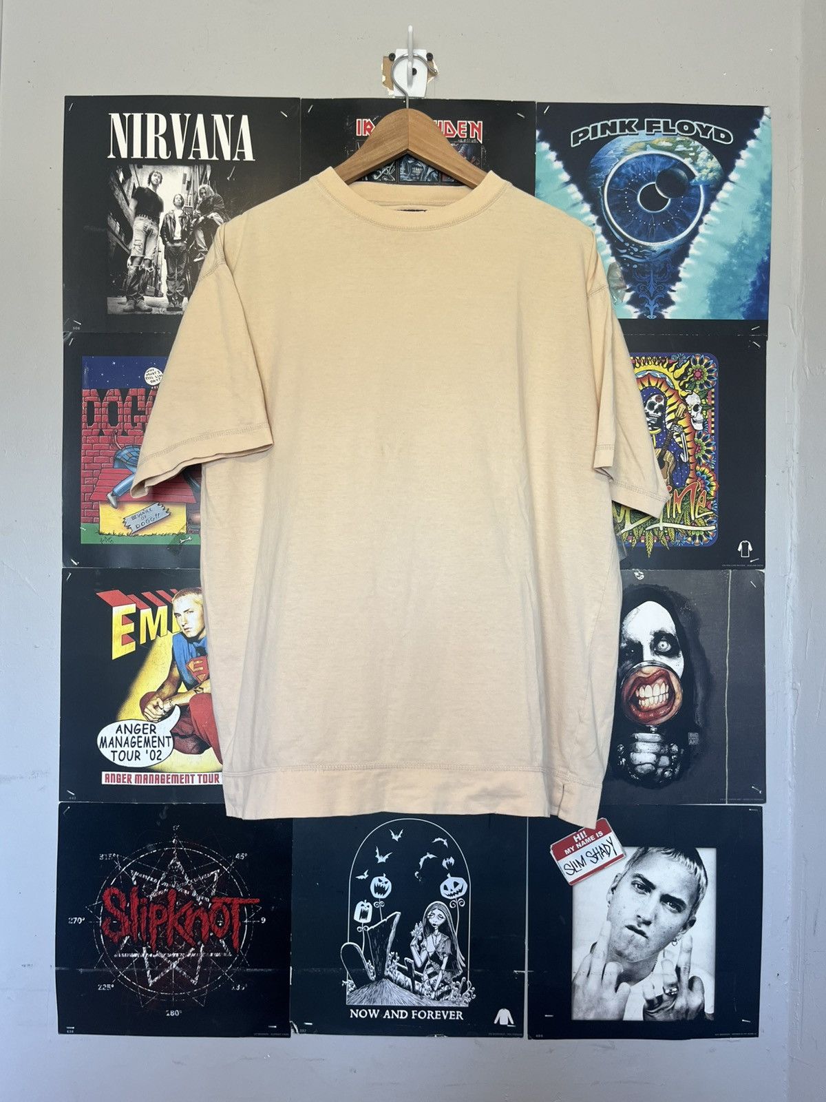 Other Vintage 90 S Cream Essential Oversized Boxy Tee Shirt Hoodie, Sweatshirt | FlexRushtees.com