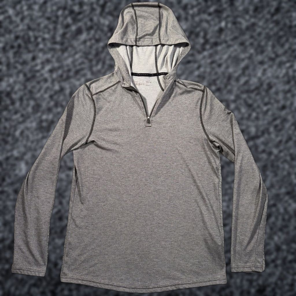 Armour Under Armour Shirt Mens Small Threadborne Heatgear 1 4 Zip Pullover Long Sleeve