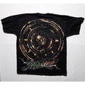 Alstyle Y2k Aztec Calendar Tee Mexico Graphic Black Large Shirt
