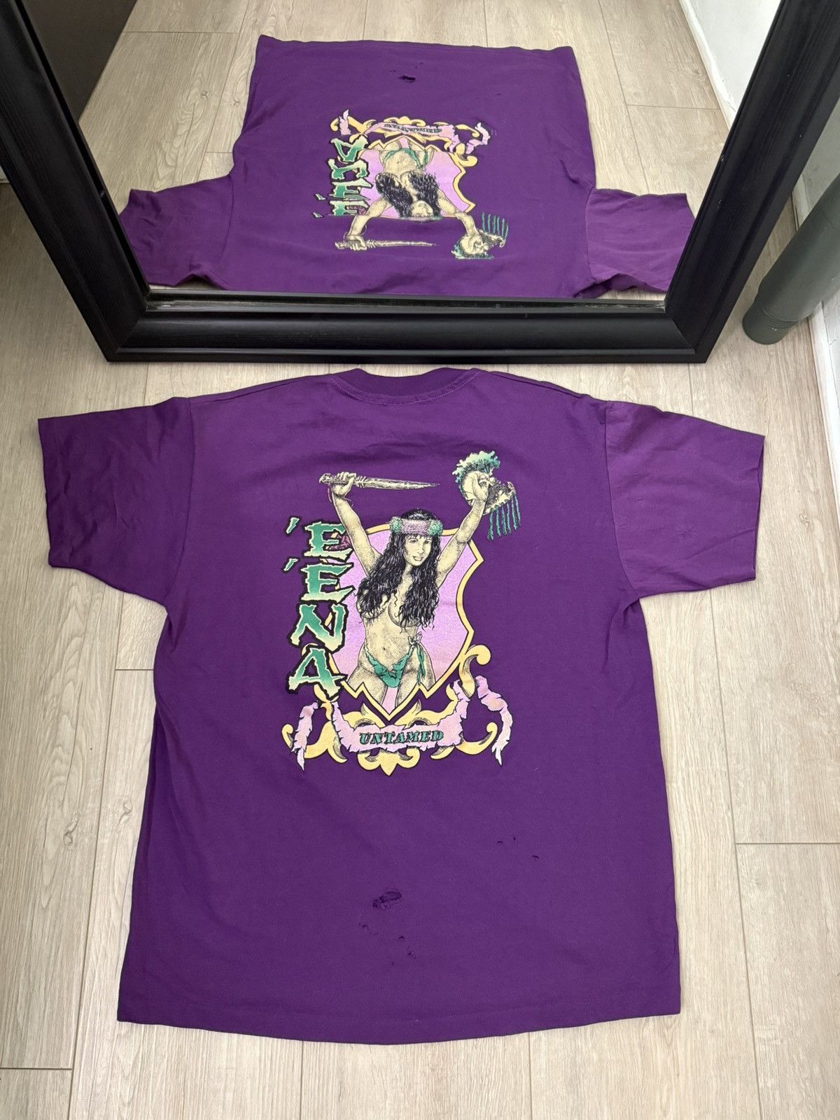 Ron Jon Surf Shop X Vintage Vintage Y2k Rare Eena Surf Pin Up Untamed Shirt