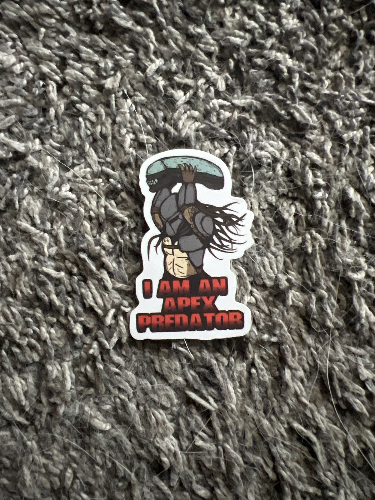 Hypebeast Alien Vs Predator I Am An Apex Predator Sticker
