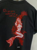 Vintage Jerzees Lady Mermaid Tshirt