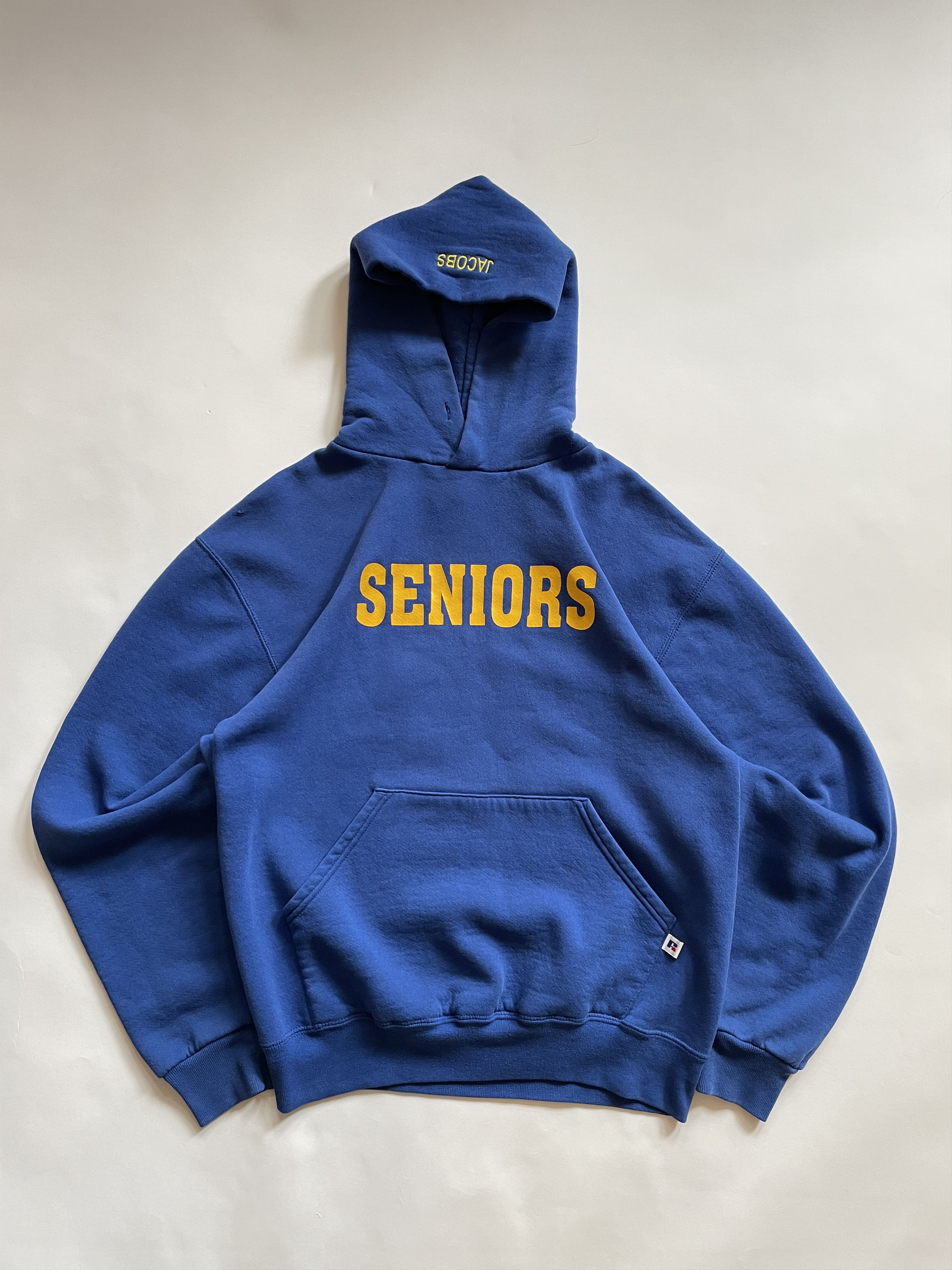 Athletic 2000s Russell Athletic Boxy Seniors Jacobs Hoodie