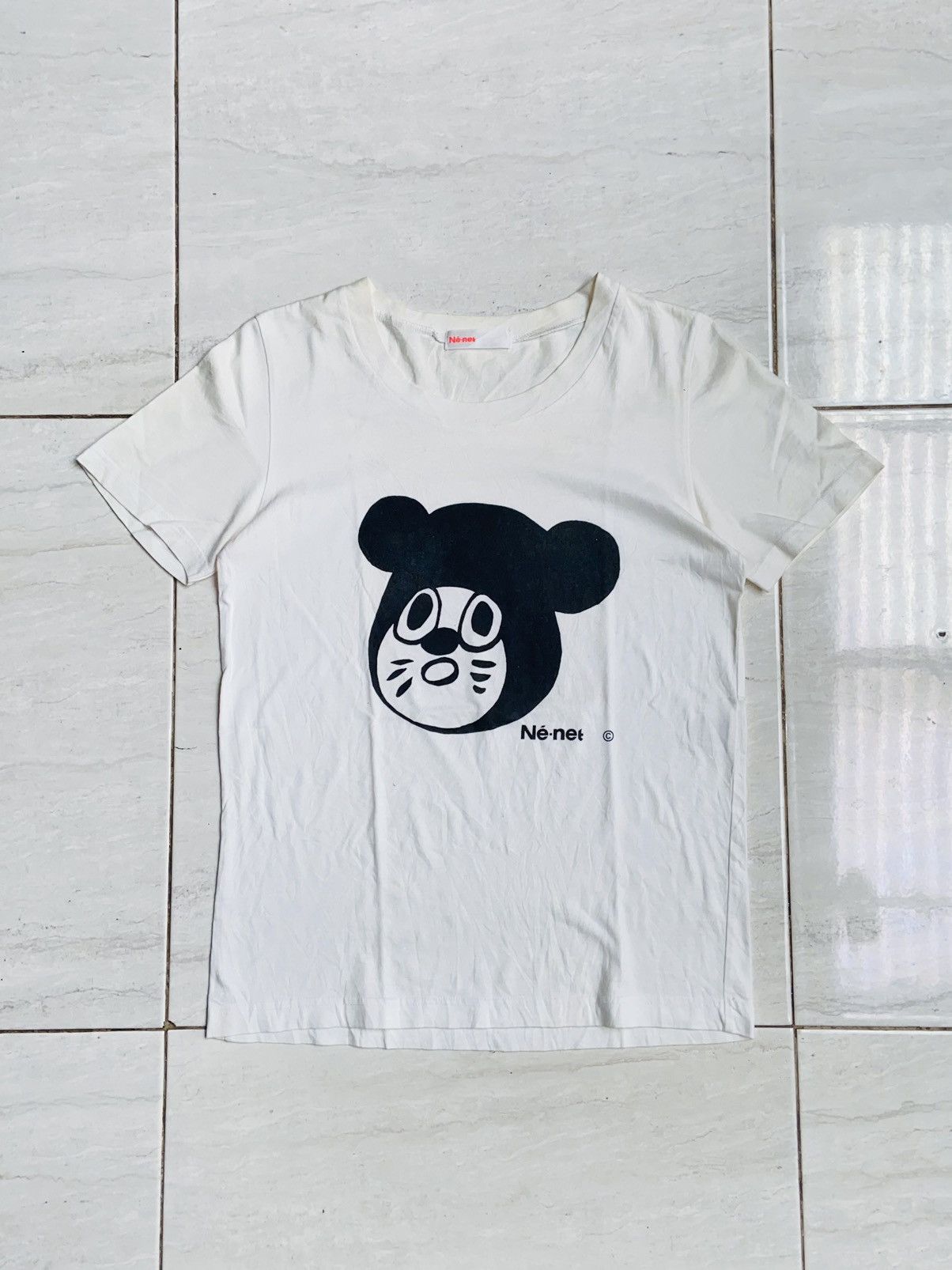 Ne Net Issey Miyake X Ne Net White T Shirt
