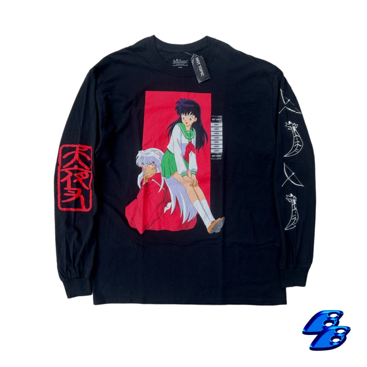 Anime Inusyasha Kagome Official Tee Longsleeve