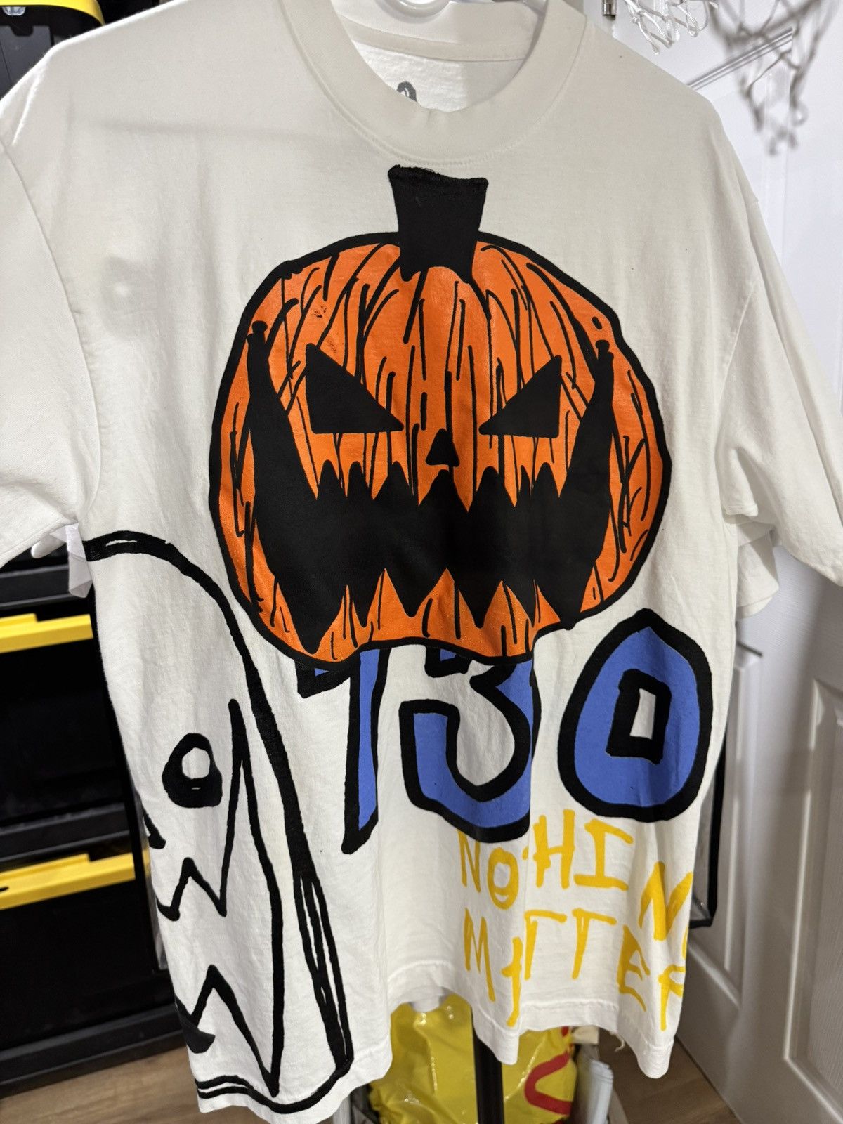 Asspizza Pumpkin Face Nothing Matters Shirt White 2022