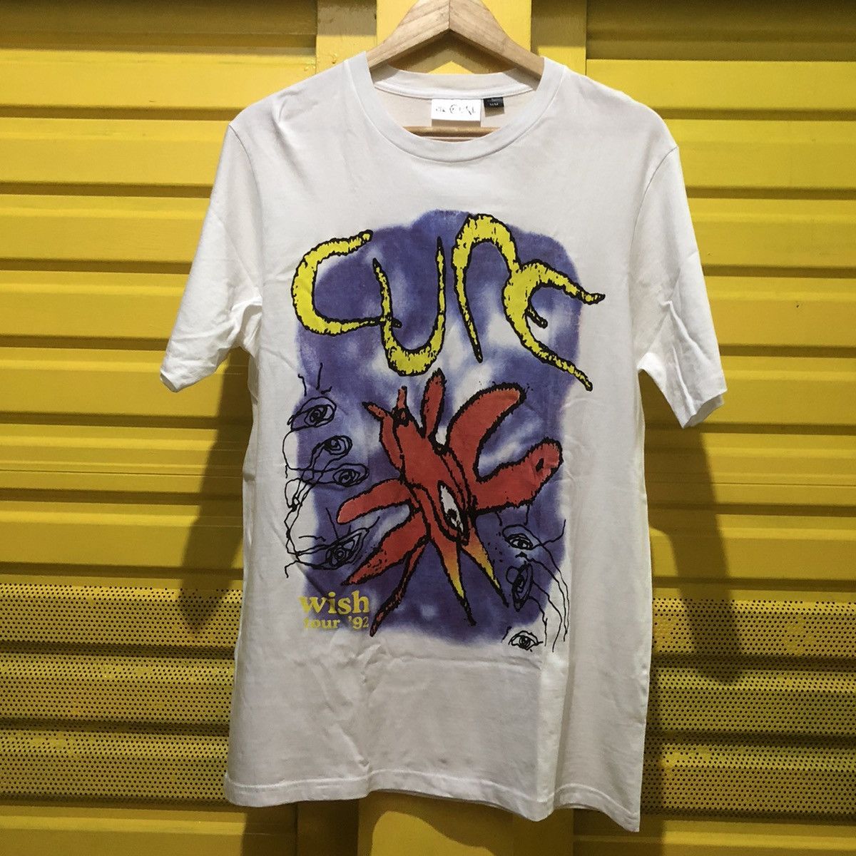 Cotton On X The Cure The Cure Wish Tour Bandtee T-Shirts, Hoodie, Sweatshirt | FlexRushtees.com