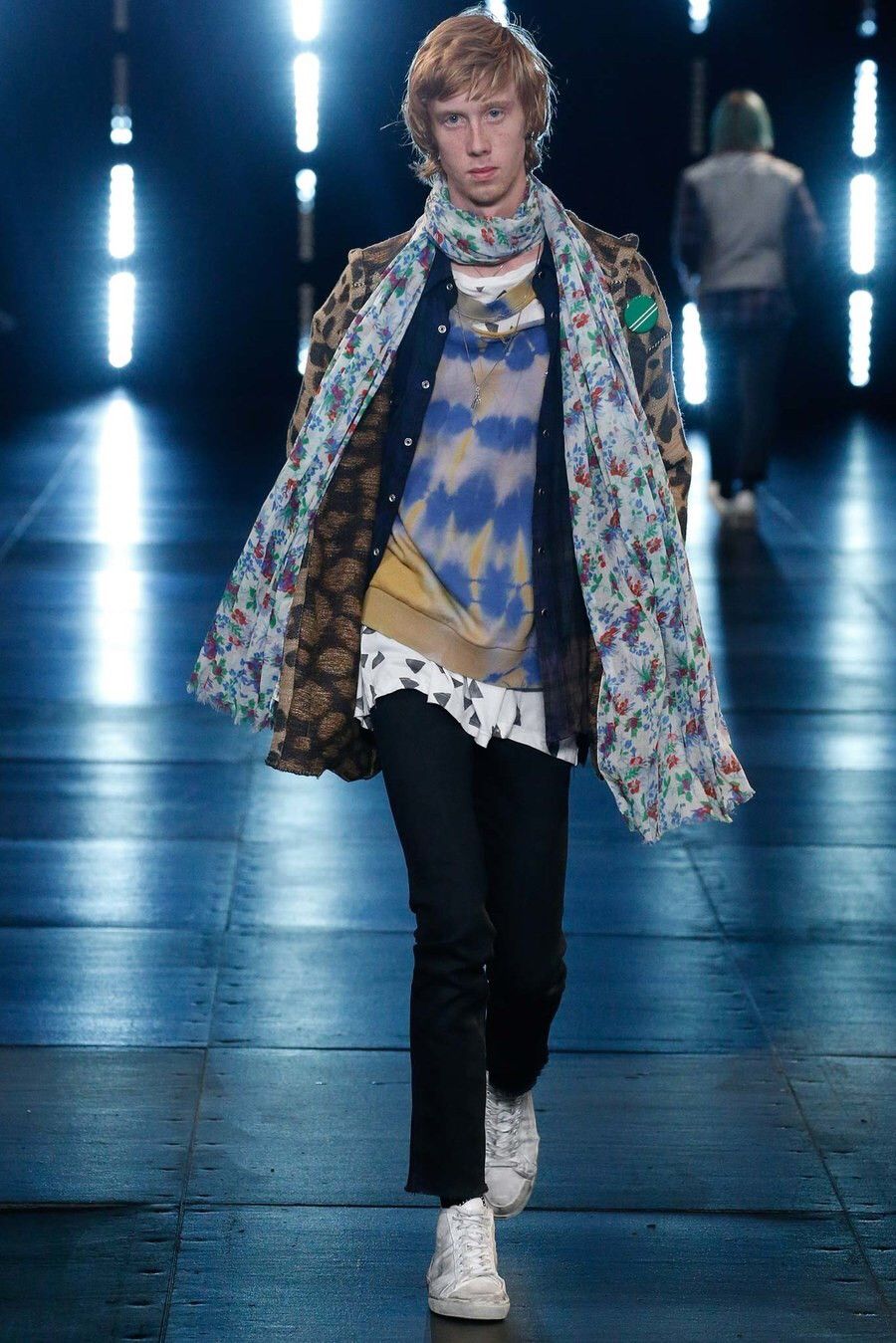 Saint Laurent Paris Ss16 Runway Bleached Destroyed Sweater Shirt
