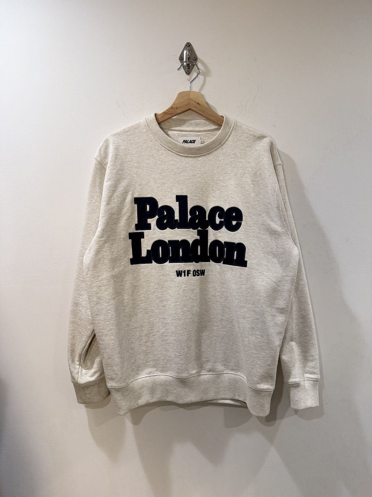 Palace London Postcode Crew Crewneck Sweatshirt T-Shirts, Hoodie | FlexRushtees.com