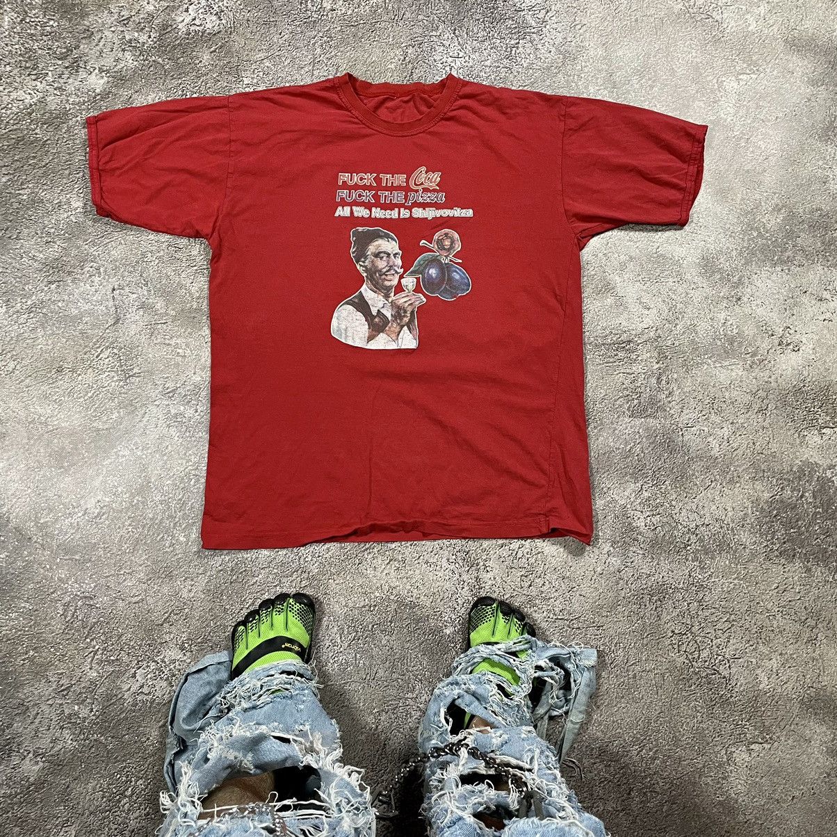 Vintage Adult Fuck Cola Fuck Pizza Sex Absurd Slogan Tee Hoodie, Sweatshirt | FlexRushtees.com
