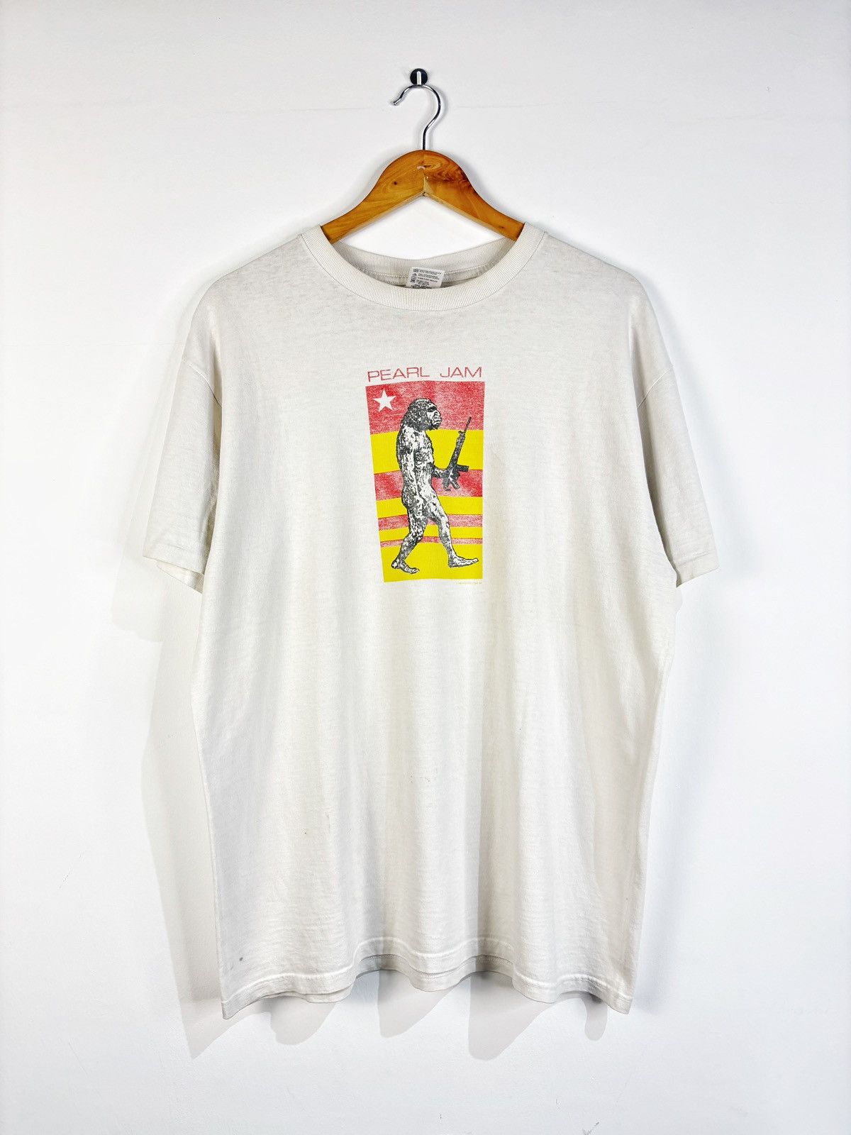Band Tees Vintage 1998 Pearl Jam Evolution Hoodie, Sweatshirt | FlexRushtees.com